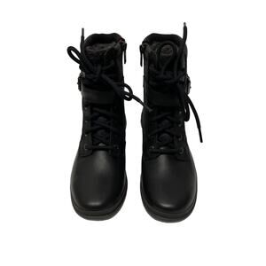 UGG Kesey Black Lace Up Waterproof Ankle Combat Winter Boot Womens Size 5 NEW